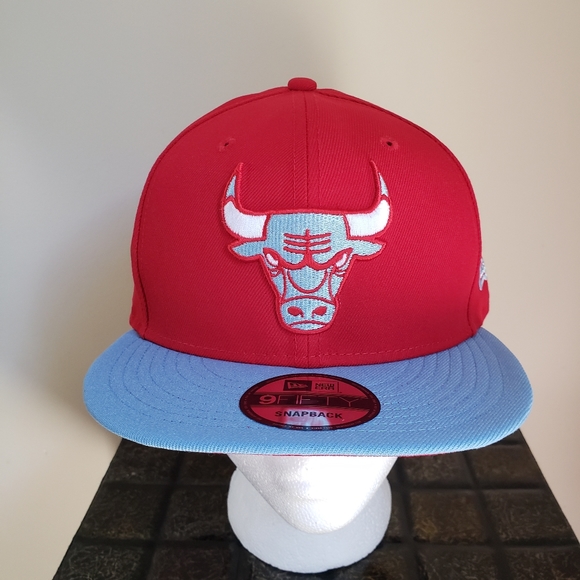 baby blue bulls hat